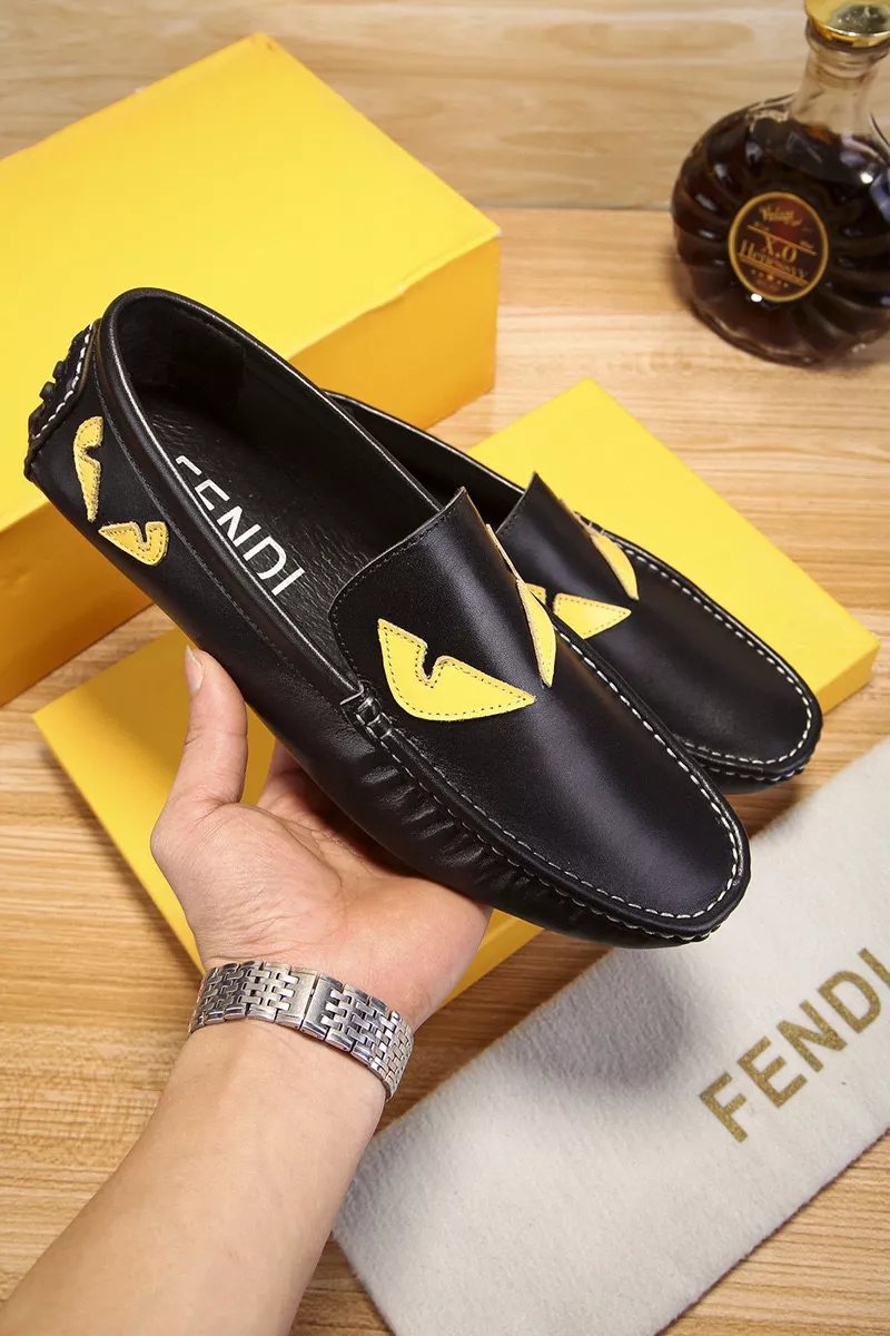 Fendi Leather Shoes For Men Refined 3477