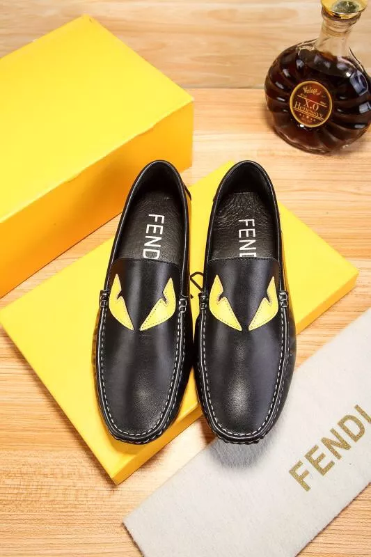 Fendi Leather Shoes For Men Refined 3477