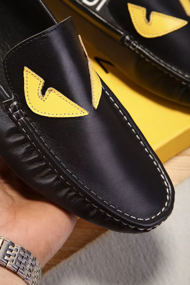 Fendi Leather Shoes For Men Refined 3477