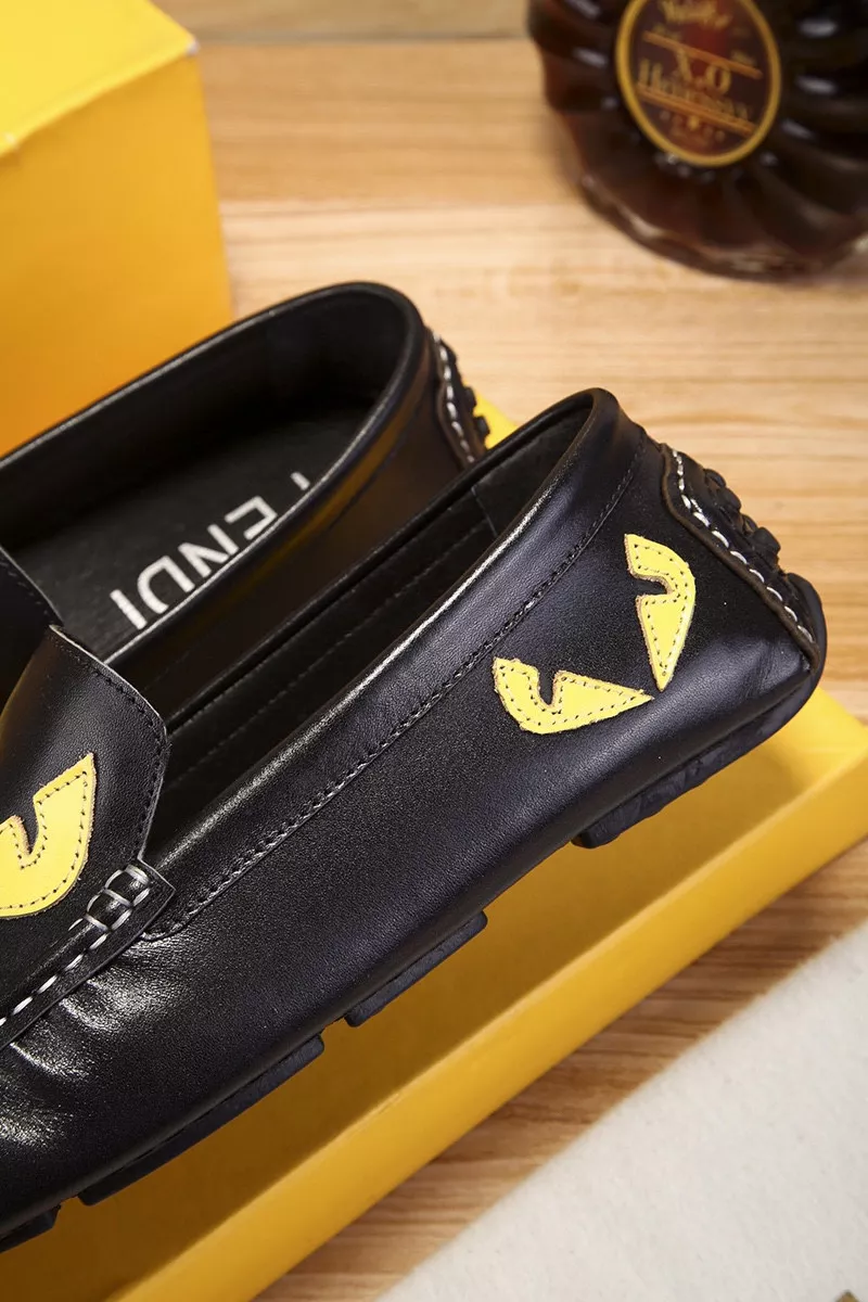 Fendi Leather Shoes For Men Refined 3477