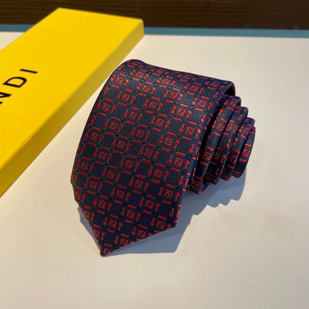 Fendi Necktie For Men Breathable 5863