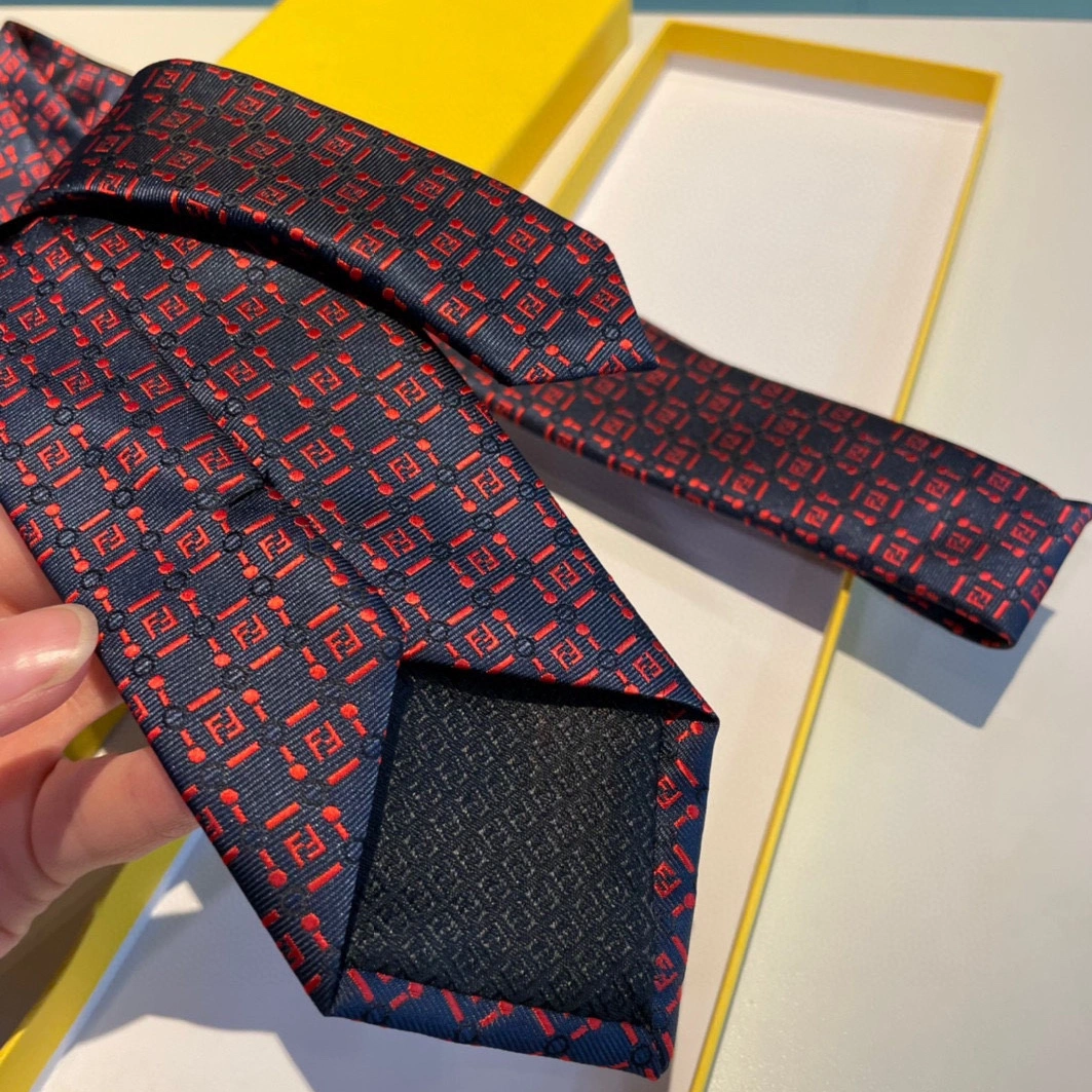 Fendi Necktie For Men Breathable 5863