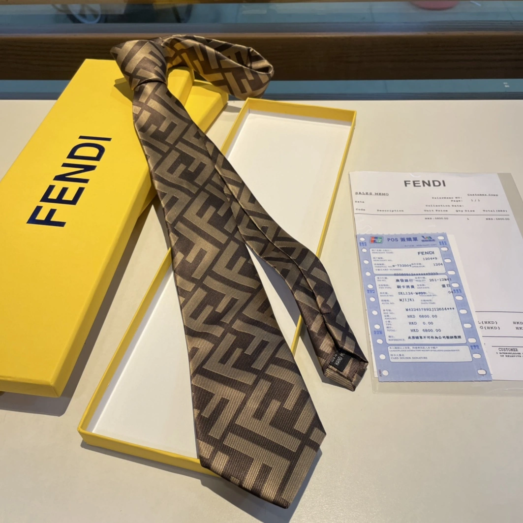 Fendi Necktie For Men DailyWear 1087