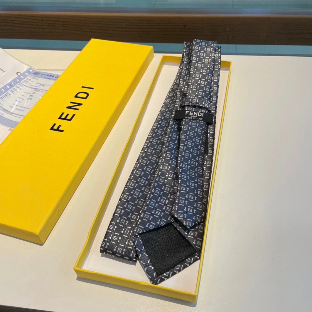 Fendi Necktie For Men Sleek 1369