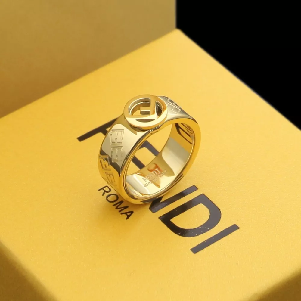 Fendi Rings In Gold Reliable 9463