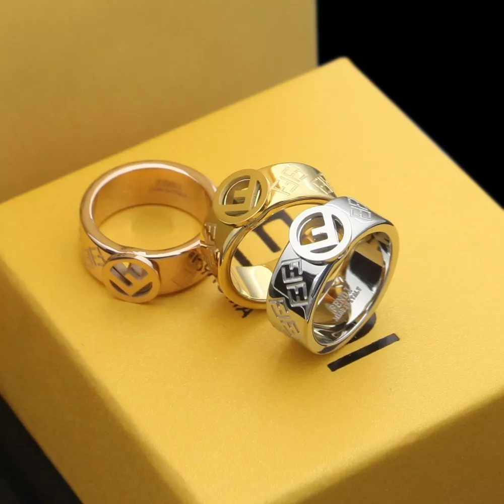 Fendi Rings In Gold Reliable 9463