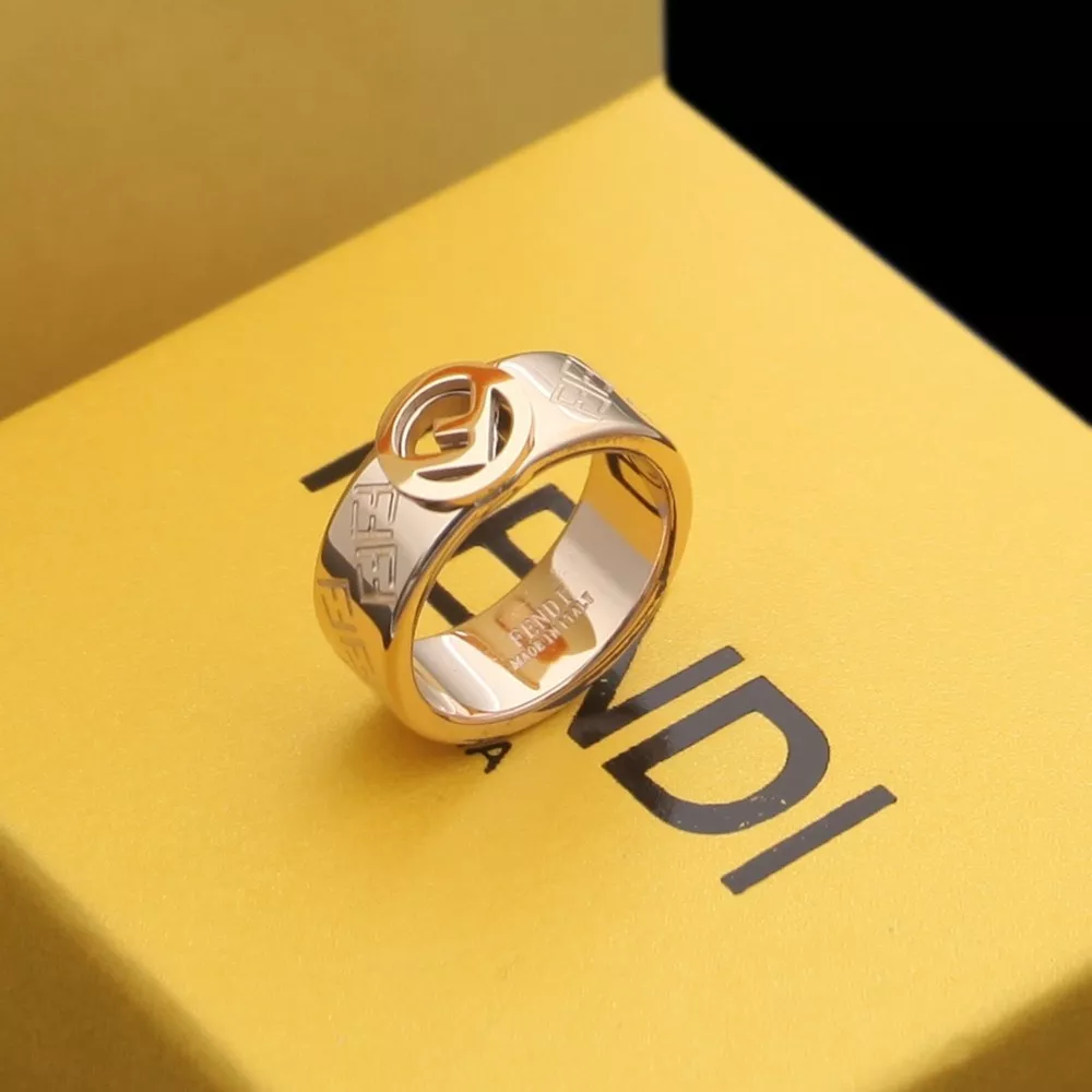 Fendi Rings In Rose Gold Affordable 3266
