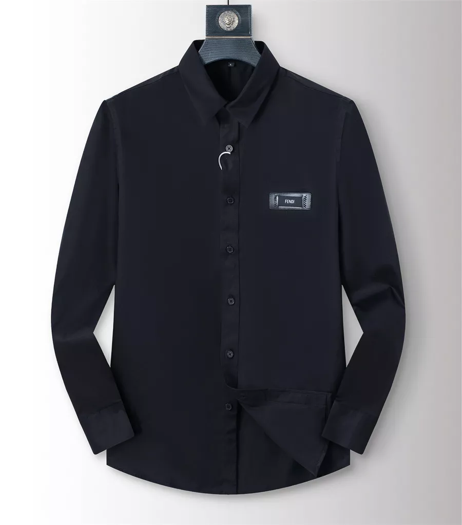 Fendi Shirts Long Sleeved For Men DailyWear 8483