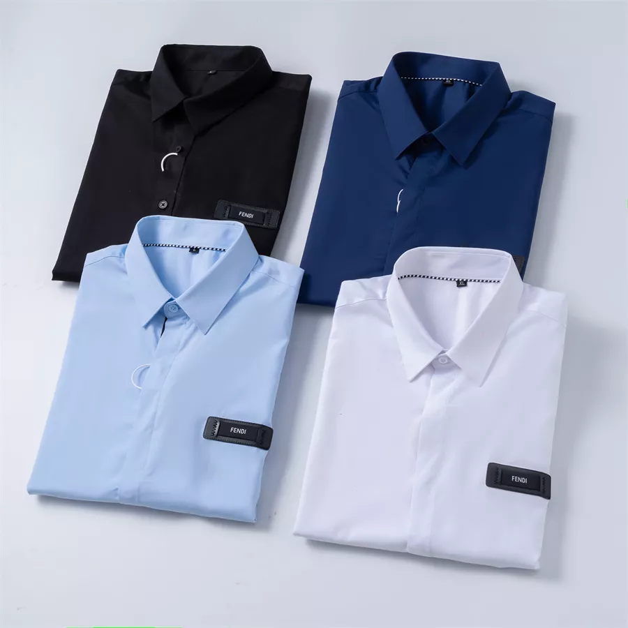 Fendi Shirts Long Sleeved For Men DailyWear 8483