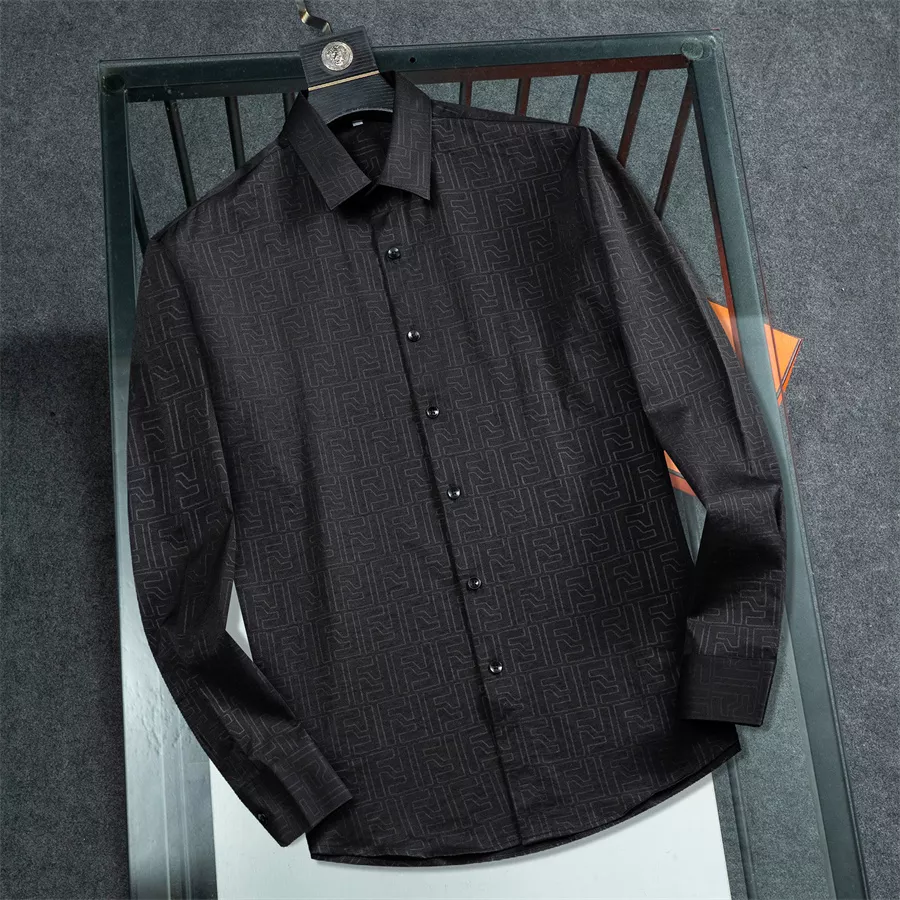 Fendi Shirts Long Sleeved For Men Flexible 9990
