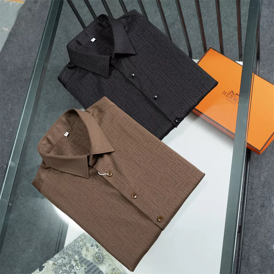 Fendi Shirts Long Sleeved For Men Flexible 9990