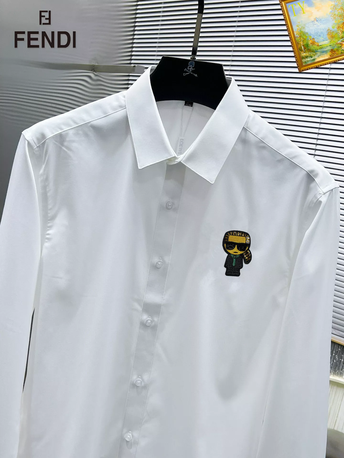 Fendi Shirts Long Sleeved For Men Popular 2489