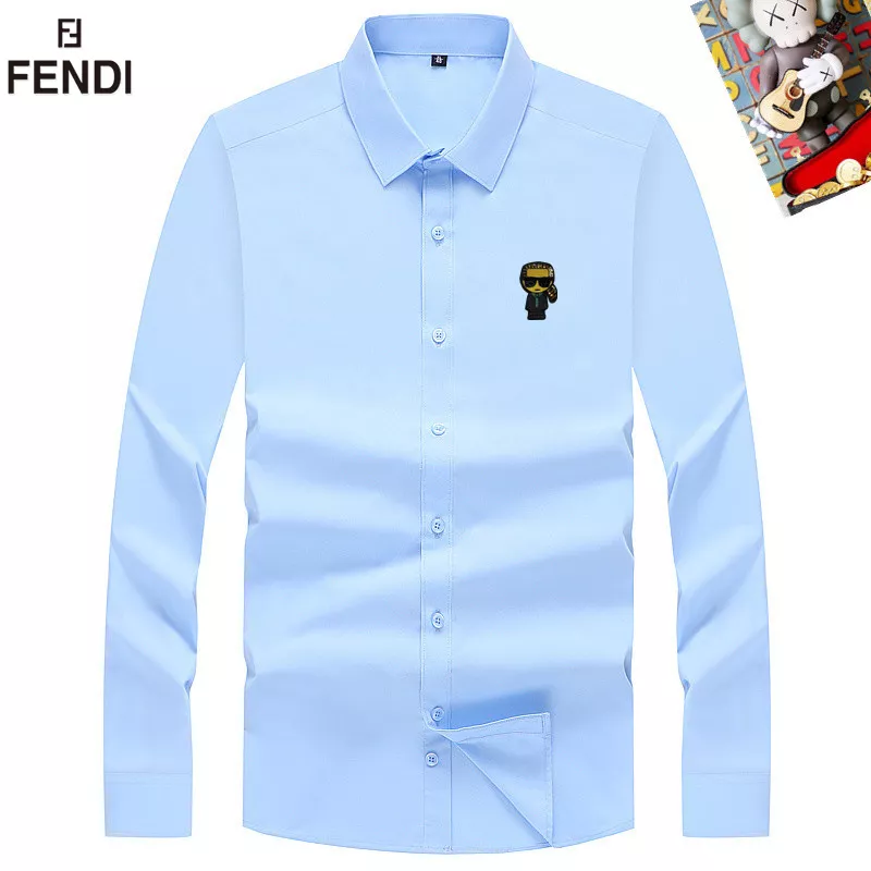 Fendi Shirts Long Sleeved For Men Stylish 9813