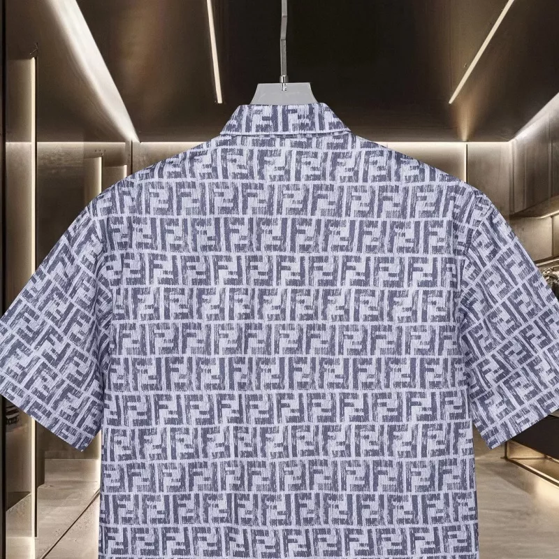 Fendi Shirts Short Sleeved For Unisex Breathable 6205