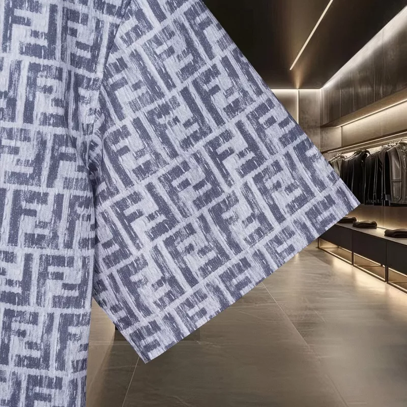 Fendi Shirts Short Sleeved For Unisex Breathable 6205