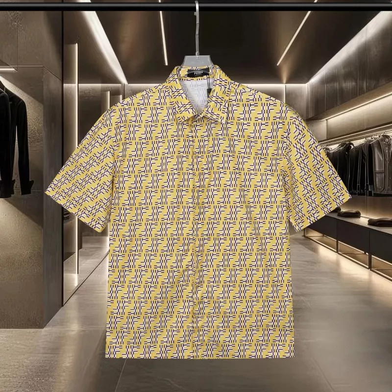 Fendi Shirts Short Sleeved For Unisex Stylish 2497