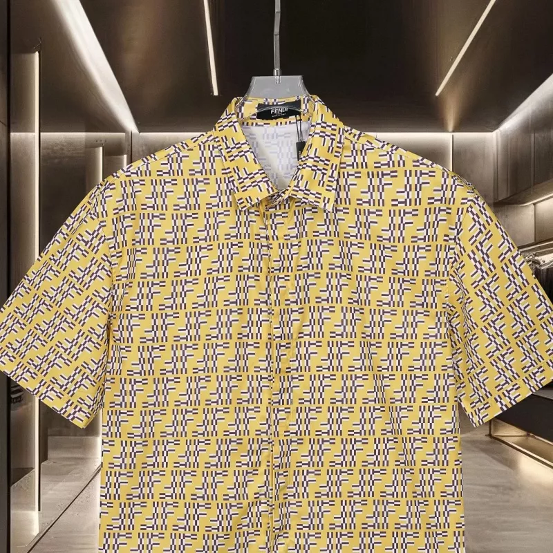 Fendi Shirts Short Sleeved For Unisex Stylish 2497