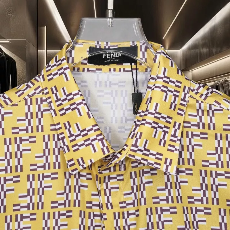 Fendi Shirts Short Sleeved For Unisex Stylish 2497