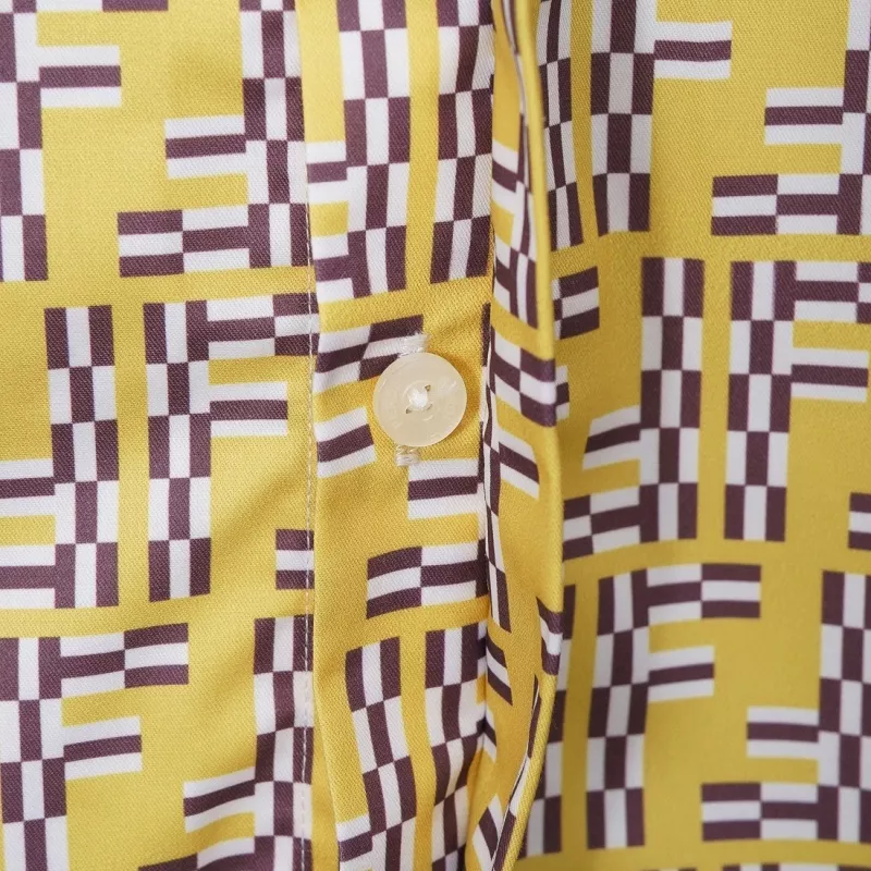 Fendi Shirts Short Sleeved For Unisex Stylish 2497