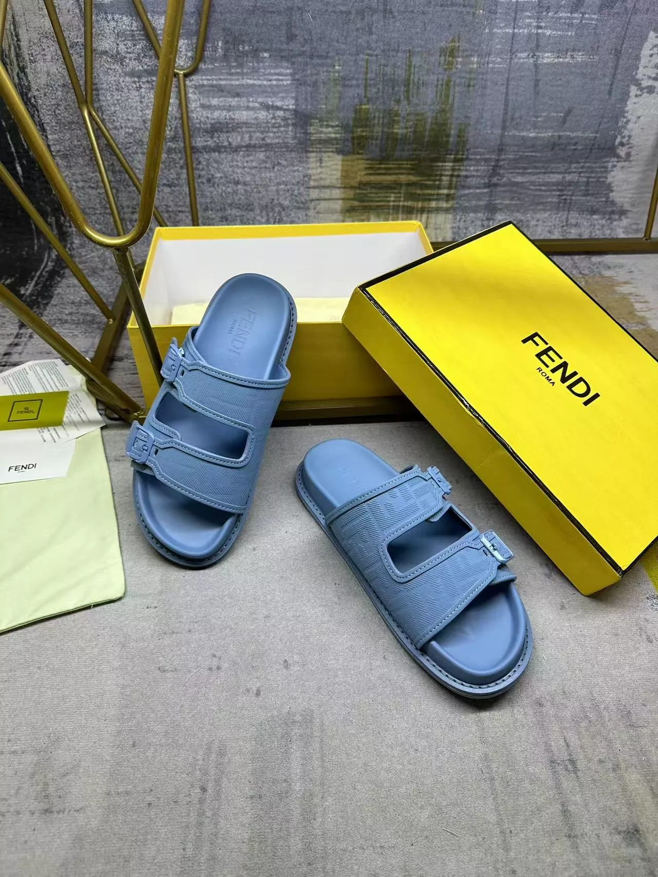 Fendi Slippers For Men Cozy 2963