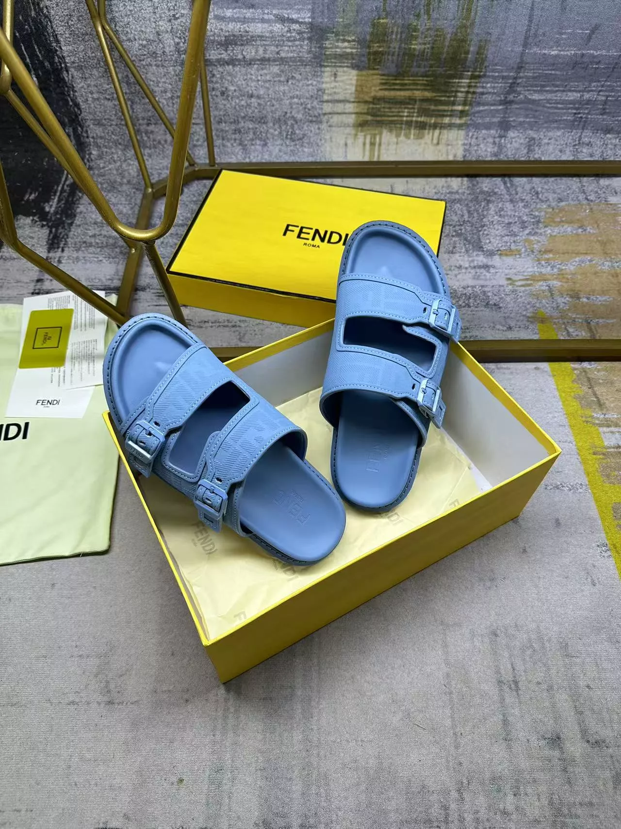 Fendi Slippers For Men Cozy 2963