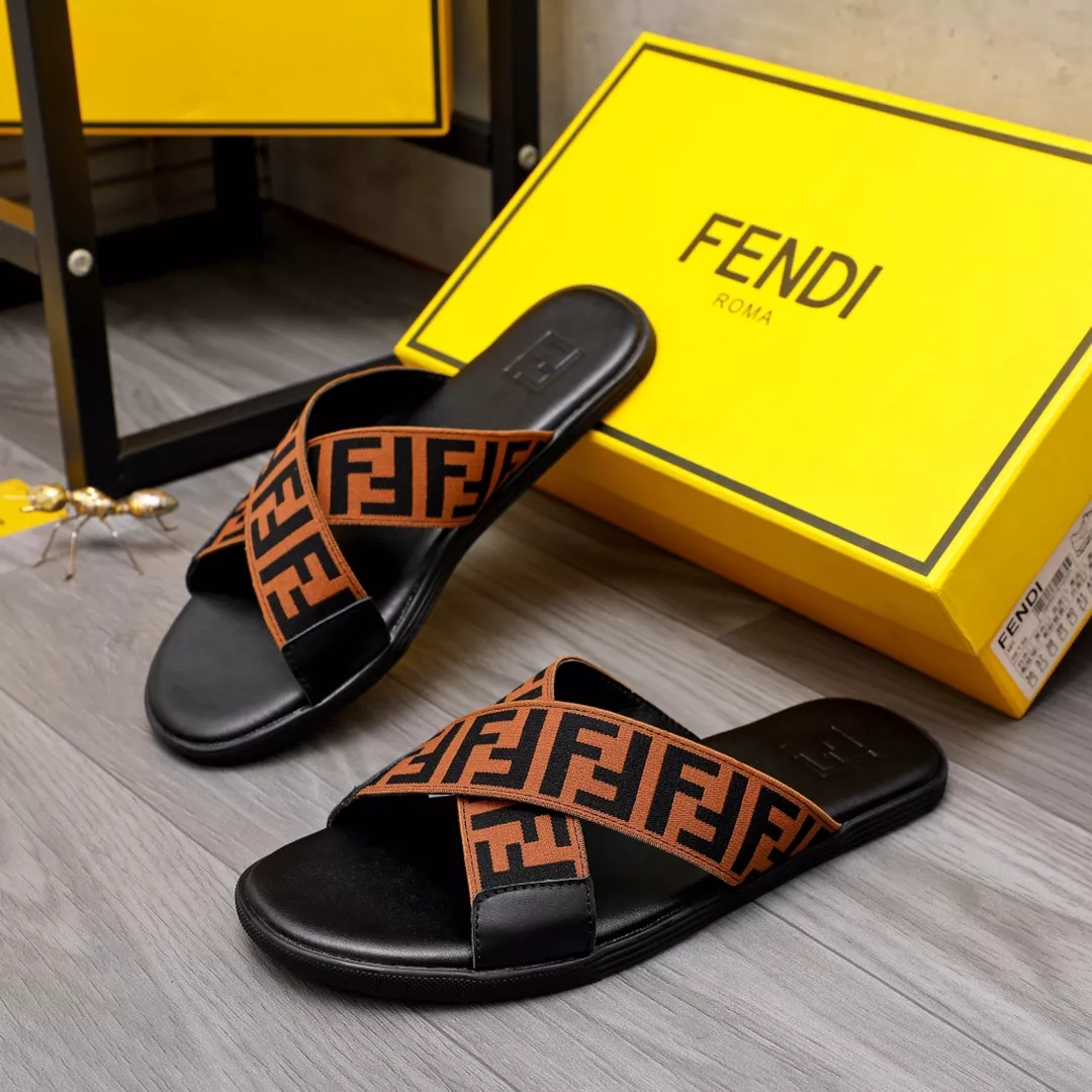 Fendi Slippers For Men Trendy 7126