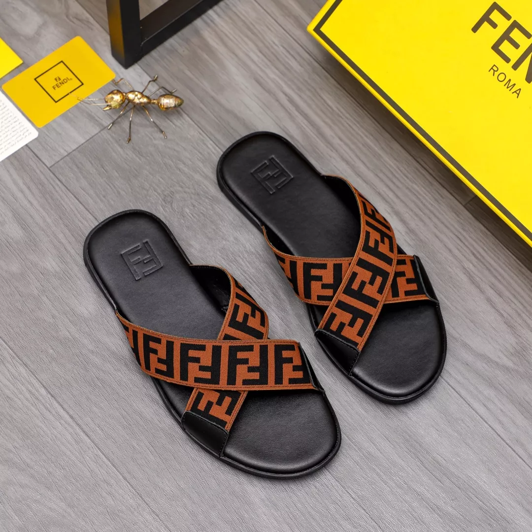 Fendi Slippers For Men Trendy 7126