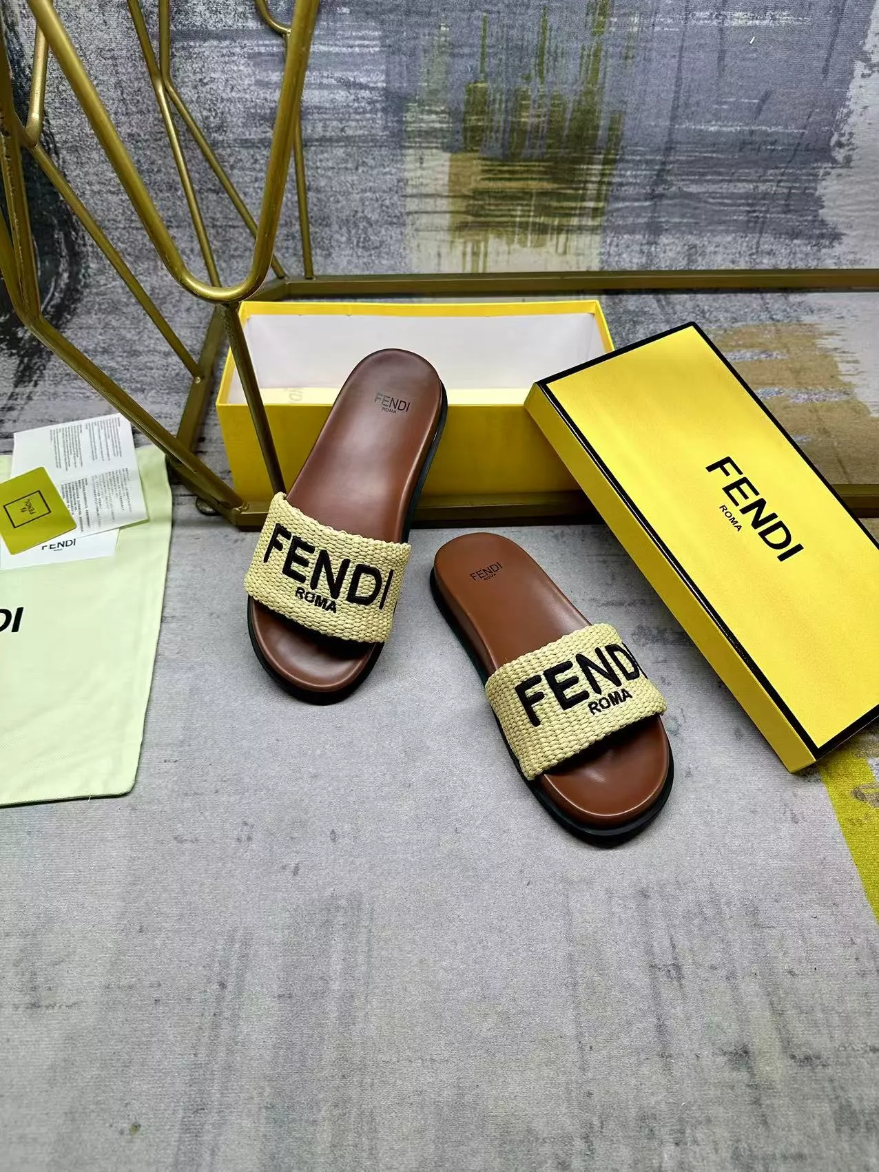 Fendi Slippers For Women Efficient 7274