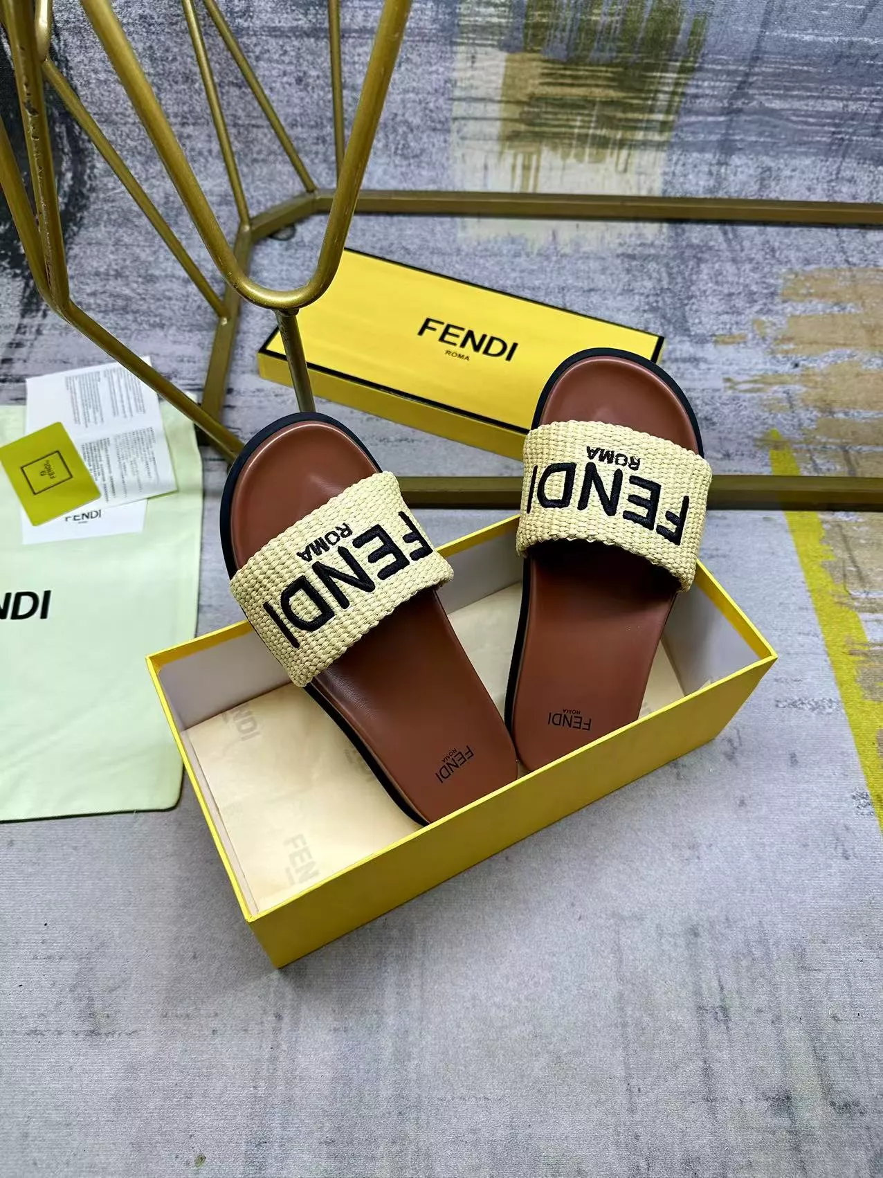 Fendi Slippers For Women Efficient 7274
