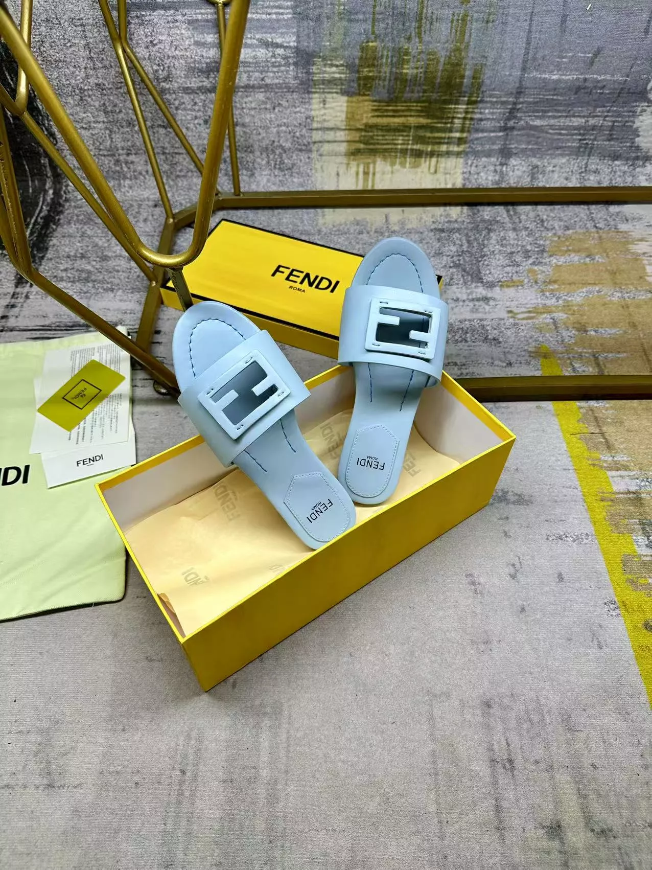 Fendi Slippers For Women Sophisticated 1472
