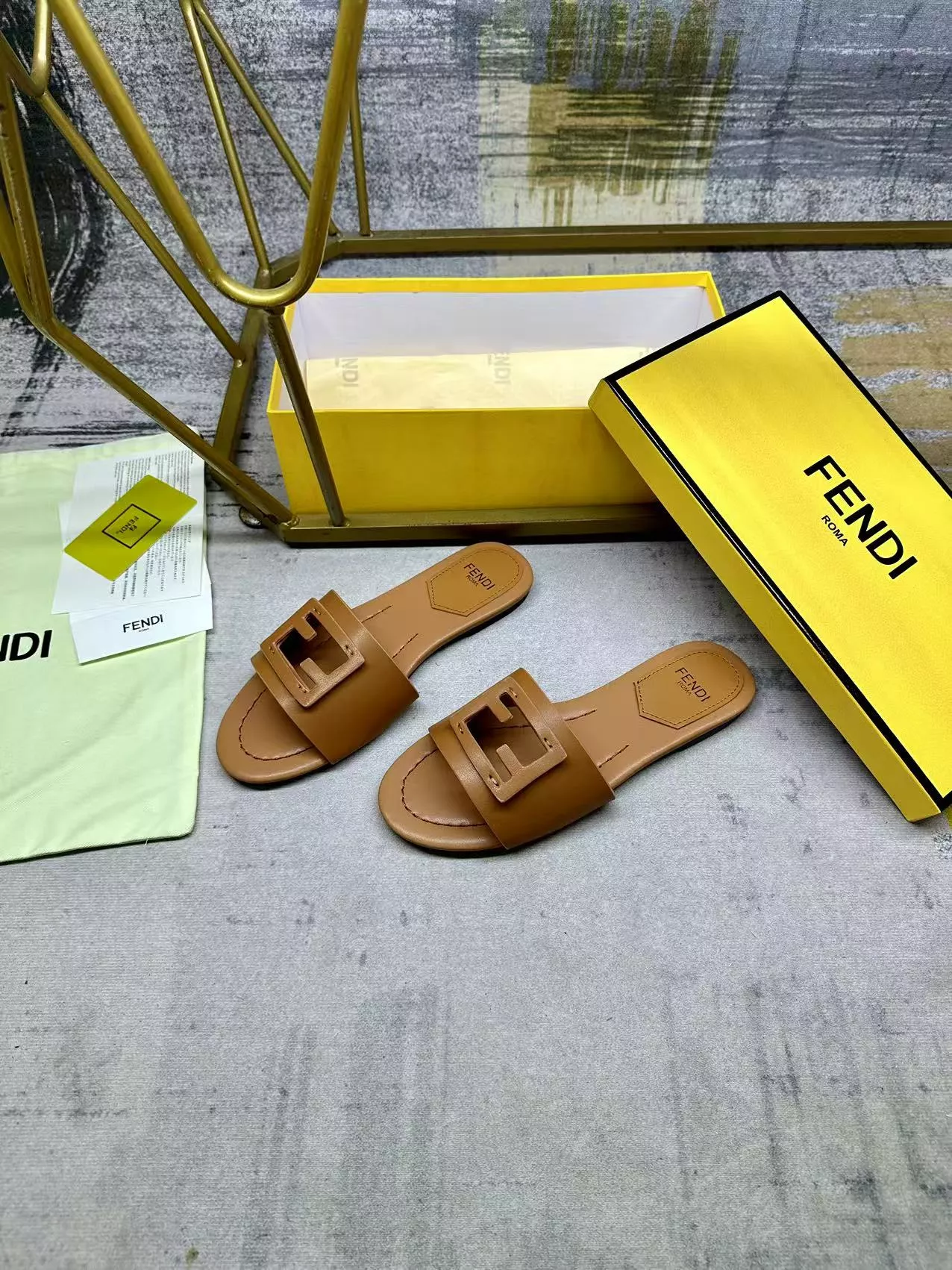 Fendi Slippers For Women Sophisticated 4199