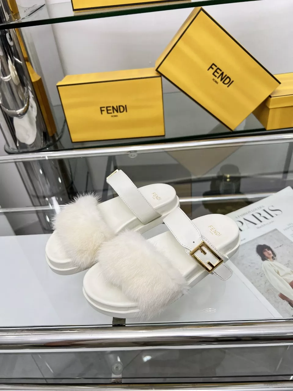 Fendi Slippers For Women Trendy 7495