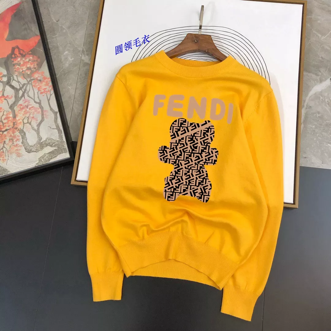 Fendi Sweaters Long Sleeved For Men AllSeason 1356