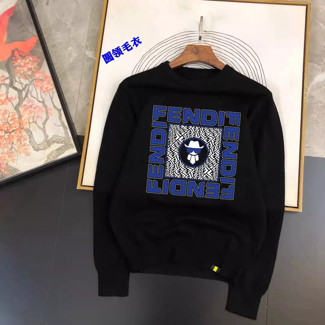 Fendi Sweaters Long Sleeved For Men Lightweight 2811