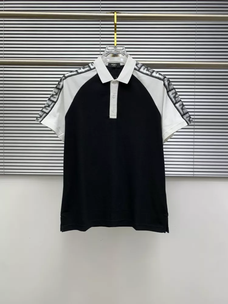 Fendi T-Shirts Short Sleeved For Men Bold 6145