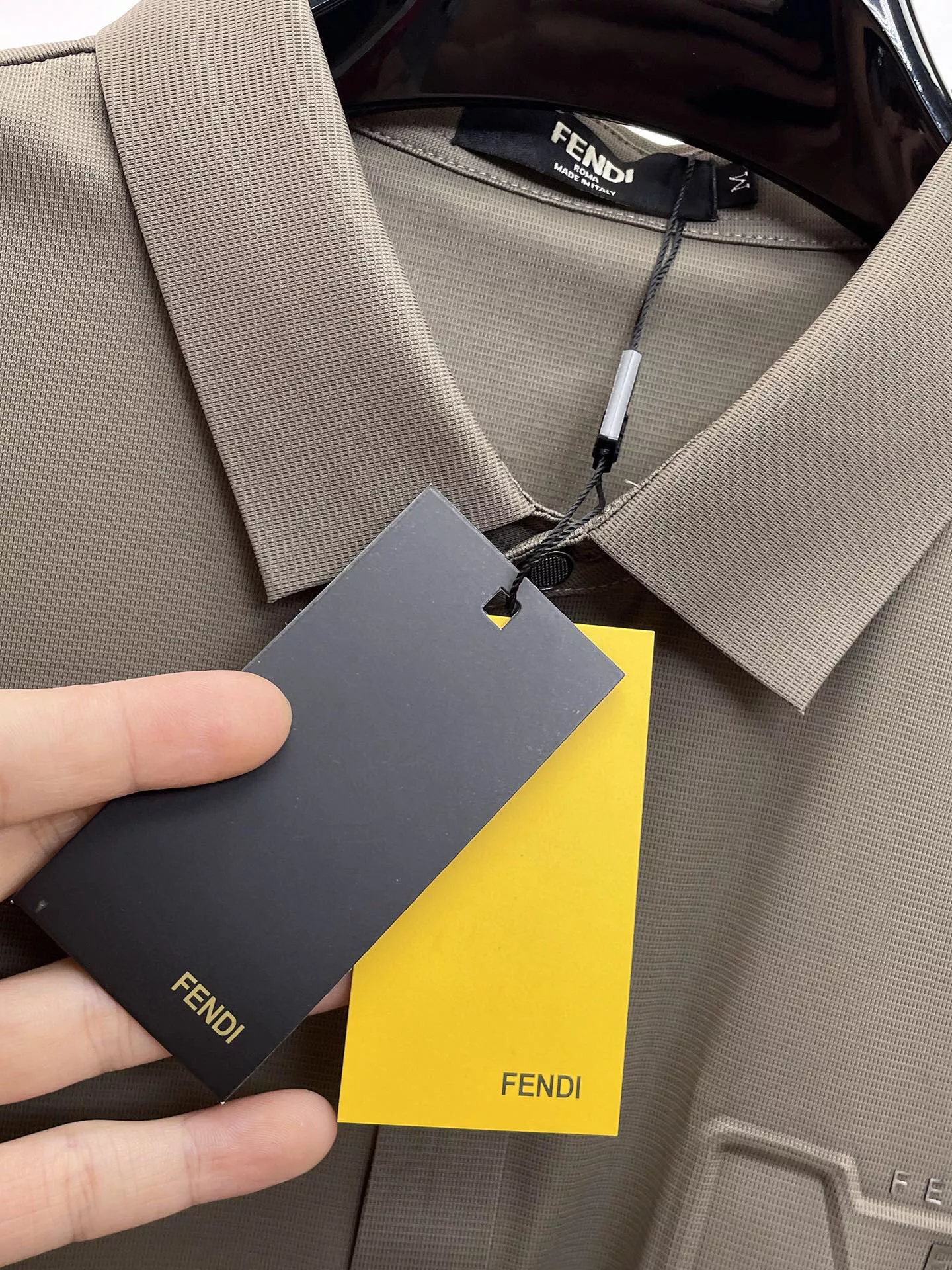 Fendi T-Shirts Short Sleeved For Men Bright 8824