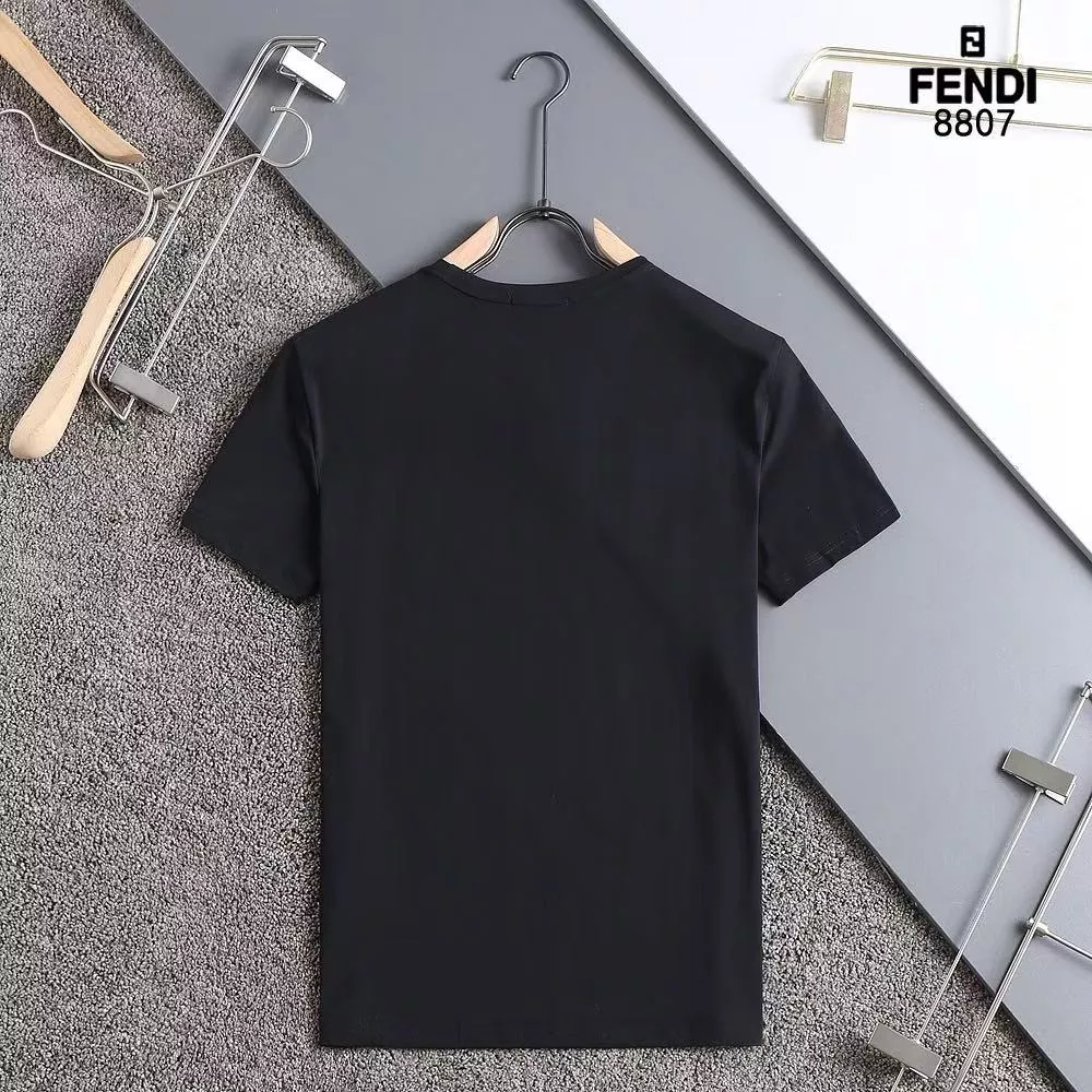 Fendi T-Shirts Short Sleeved For Men Compact 5372