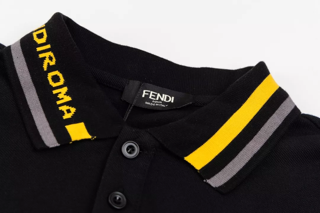 Fendi T-Shirts Short Sleeved For Men EasyMatch 9890