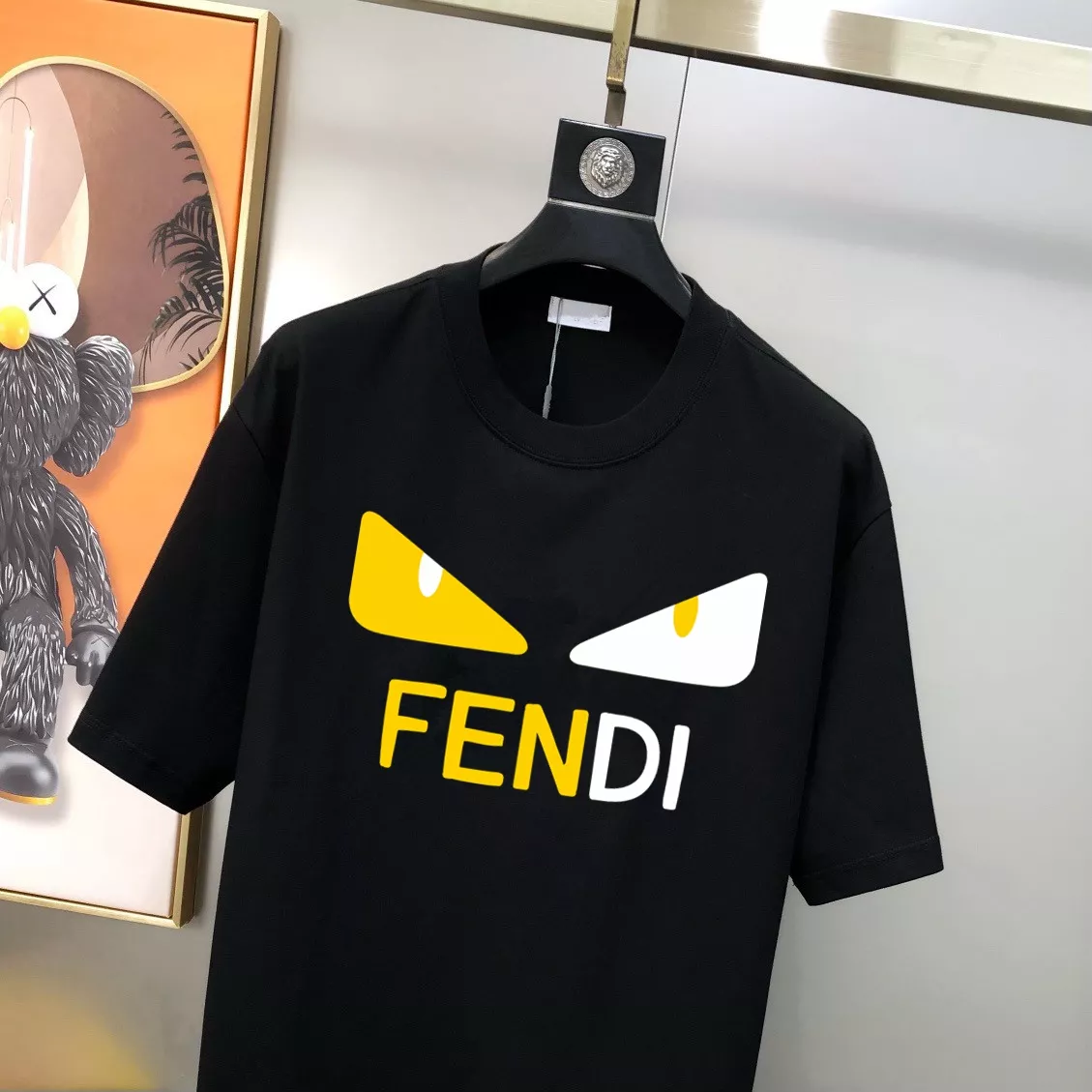 Fendi T-Shirts Short Sleeved For Men Flexible 1932