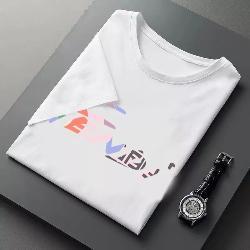 Fendi T-Shirts Short Sleeved For Men Flexible 2640