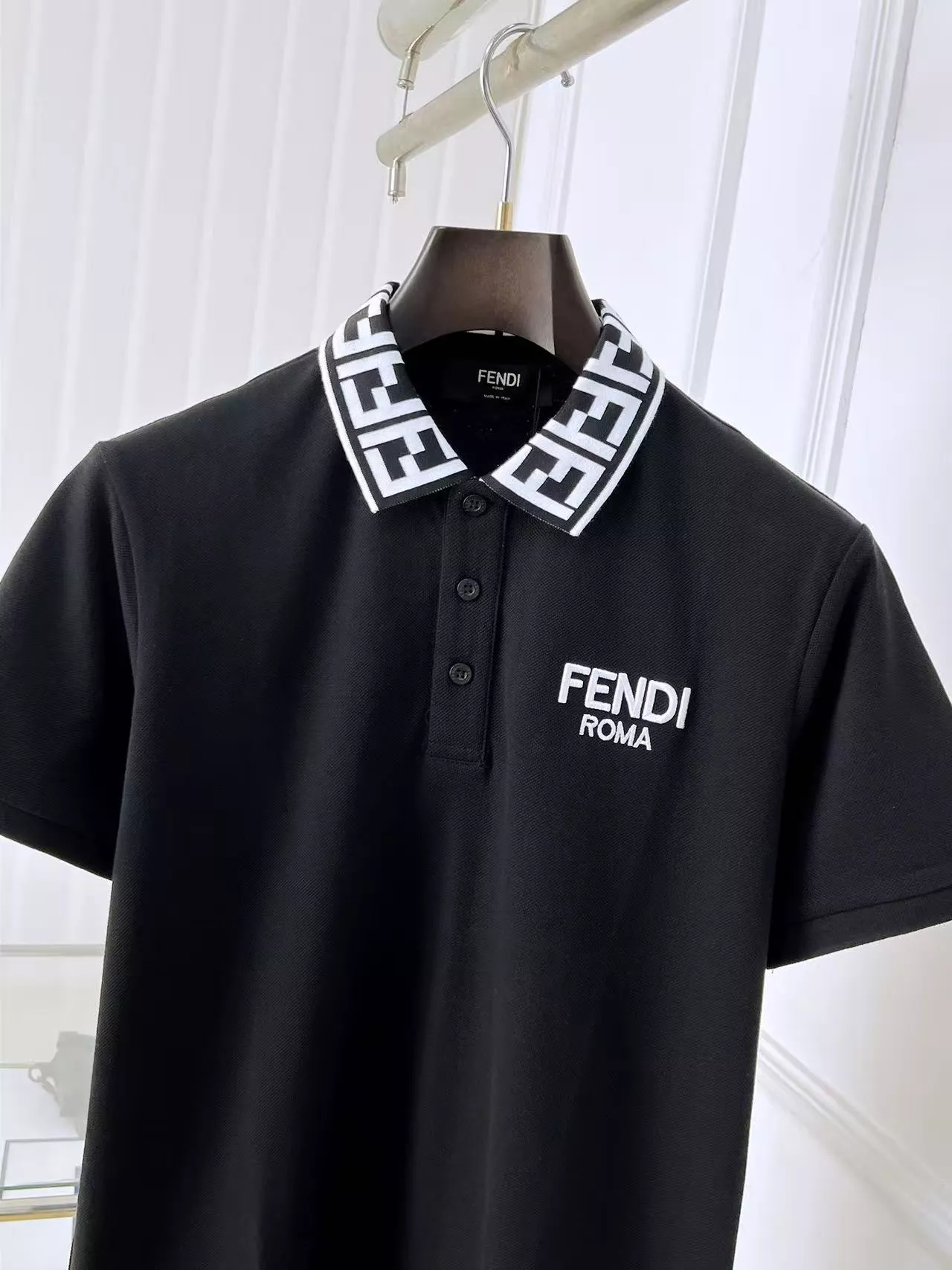 Fendi T-Shirts Short Sleeved For Men Functional 878