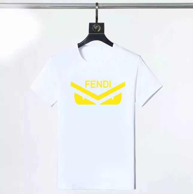 Fendi T-Shirts Short Sleeved For Men Functional 9850