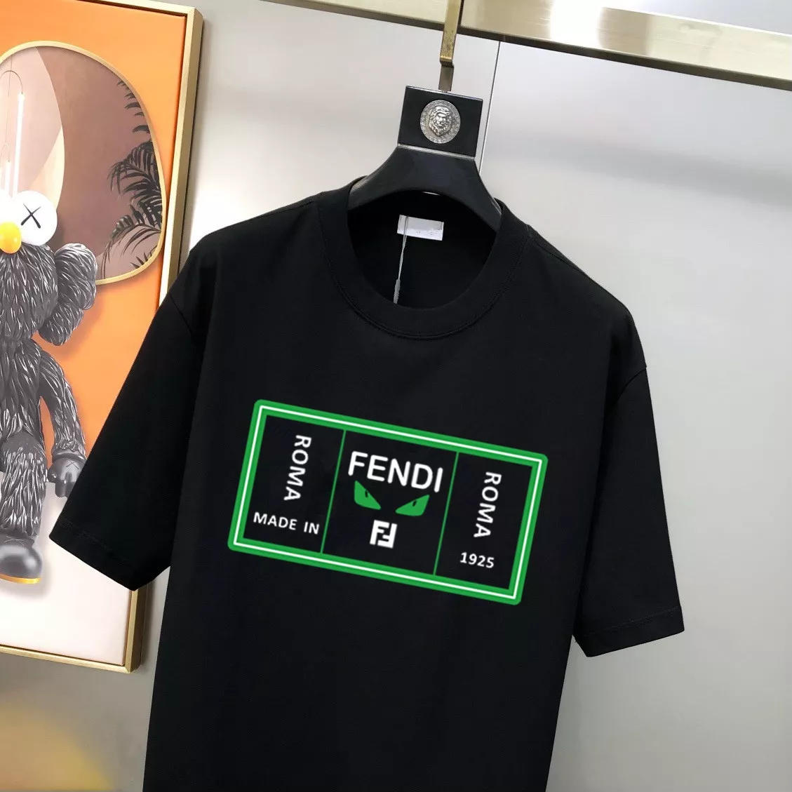 Fendi T-Shirts Short Sleeved For Men GoodFit 7731