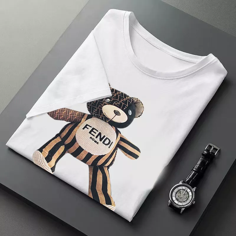 Fendi T-Shirts Short Sleeved For Men Lightweight 3616