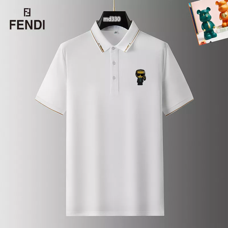 Fendi T-Shirts Short Sleeved For Men Timeless 1974