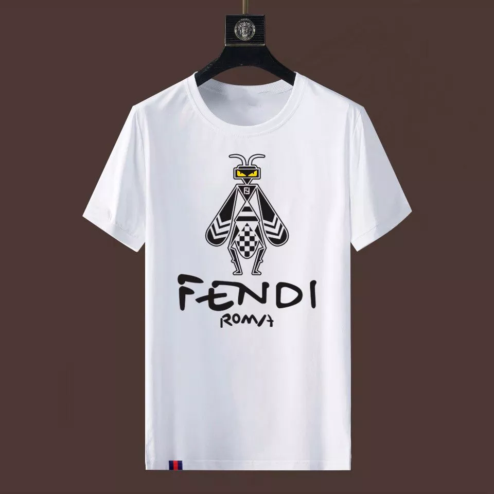Fendi T-Shirts Short Sleeved For Men Timeless 9681