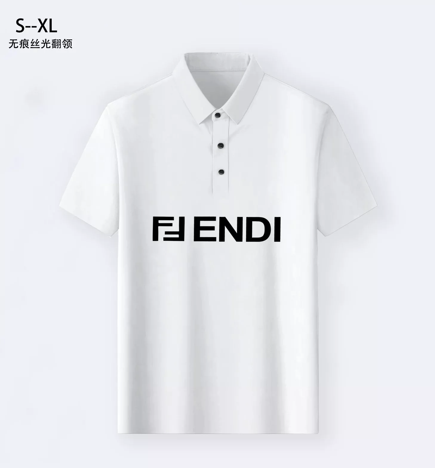 Fendi T-Shirts Short Sleeved For Men Vibrant 3350
