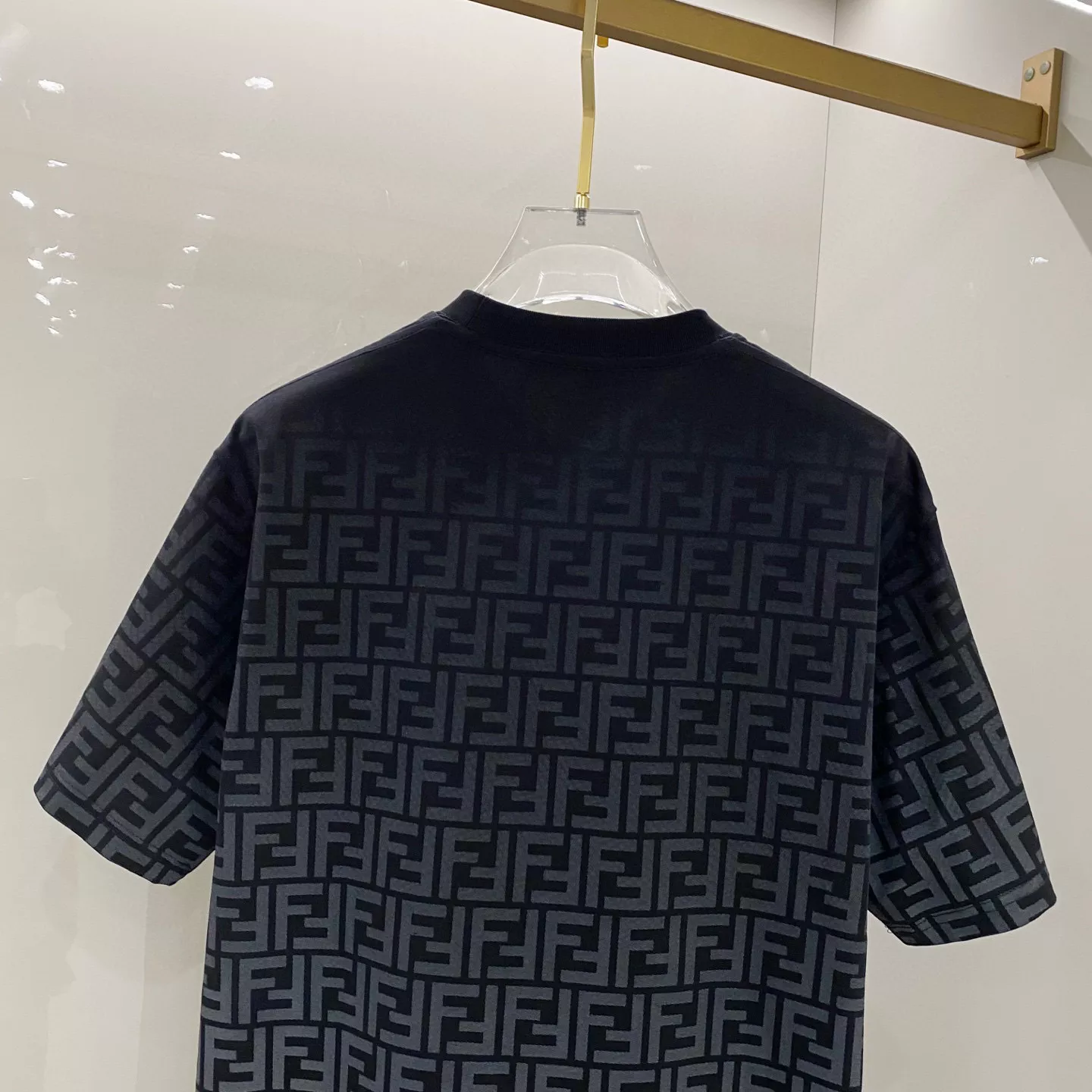 Fendi T-Shirts Short Sleeved For Unisex Bold 4435