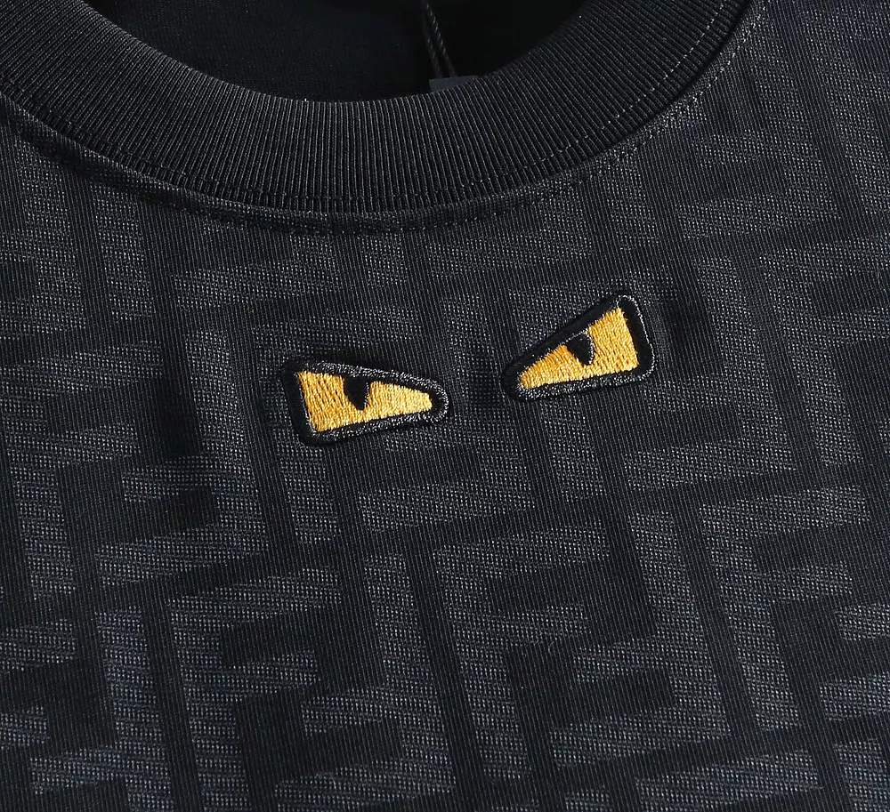 Fendi T-Shirts Short Sleeved For Unisex Bold 4435