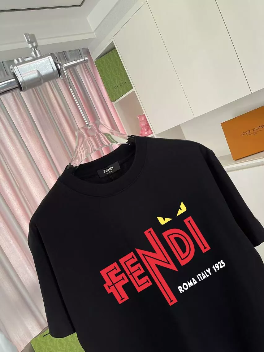 Fendi T-Shirts Short Sleeved For Unisex Bold 5223